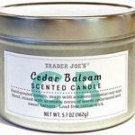 Trader Joe's Cedar Balsam Candle