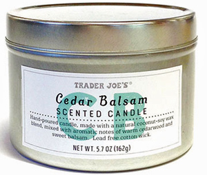 Trader Joe’s Cedar Balsam Scented Candle Reviews