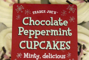 Trader Joe's Chocolate Peppermint Cupcakes