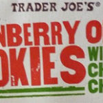 Trader Joe's Cranberry Orange Cookies with White Chocolate Chips