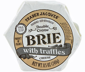 Trader Joe's Double Crème Brie with Truffles