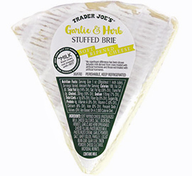 Trader Joe's Garlic & Herb Stuffed Brie
