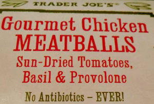 Trader Joe's Gourmet Chicken Meatballs
