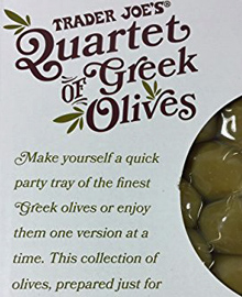 Trader Joe's Greek Olives Quartet