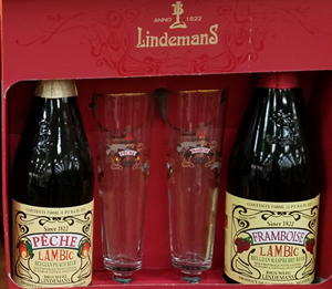Lindemans Lambic Beer and Glasses Set