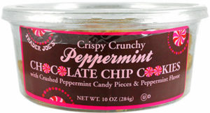 Trader Joe's Crispy Crunchy Peppermint Chocolate Chip Cookies