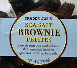 Trader Joe's Sea Salt Brownie Petites