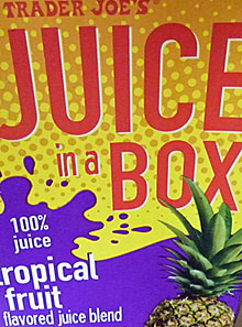 Trader Joe's Tropical Fruit Juice in a Box