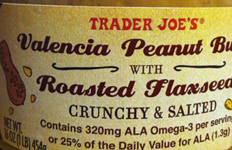 Trader Joe’s Valencia Peanut Butter with Roasted Flaxseeds Reviews