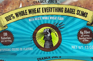 Trader Joe's 100% Whole Wheat Everything Bagel Slims