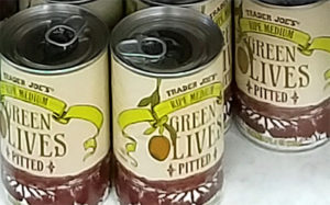 Trader Joe's Ripe Medium Pitted Green Olives