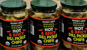 Trader Joe's Organic Kosher Hot & Spicy Dill Pickle Chips