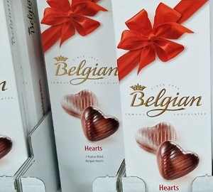 Belgian Chocolate Hearts