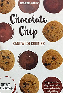 Trader Joe's Chocolate Chip Sandwich Cookies