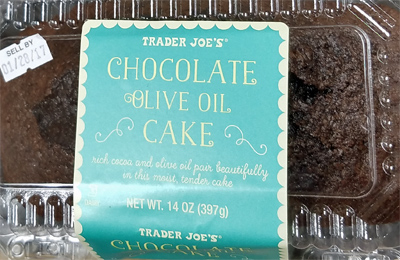 olive chocolate cake oil trader joe reviews