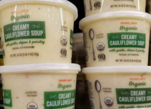 Trader Joe's Organic Creamy Cauliflower Soup