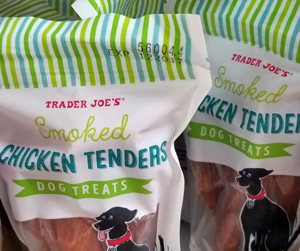 Trader Joe's Smoked Chicken Tenders Dog Treats