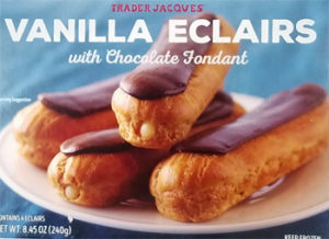 Trader Joe's Vanilla Eclairs