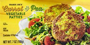 Trader Joe's Carrot & Pea Vegetable Patties