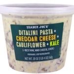 Trader Joe's Ditalini Pasta with Cheddar Cheese, Cauliflower, & Kale