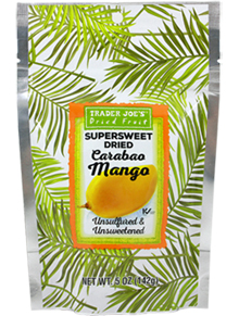 Trader Joe's Supersweet Dried Carabao Mango