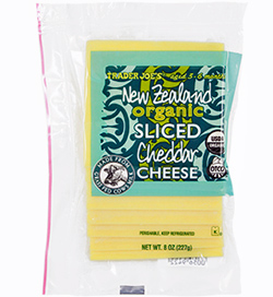 Trader Joe's New Zealand Organic Sliced Cheddar Cheese
