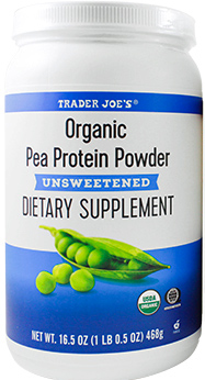 Trader Joe’s Unsweetened Organic Pea Protein Powder Reviews