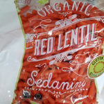 Trader Joe's Organic Red Lentil Sedanini Pasta