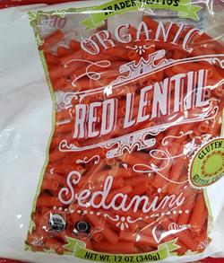 Trader Joe’s Organic Red Lentil Sedanini Pasta Reviews