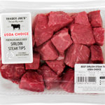 Trader Joe's Angus Beef Sirloin Steak Tips