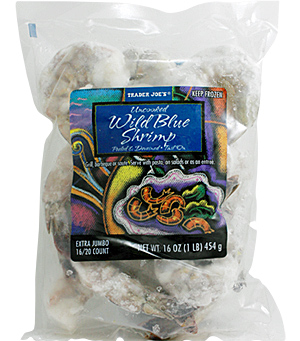 Trader Joe's Uncooked Wild Blue Shrimp