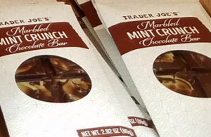 Trader Joe's Marbled Mint Crunch Chocolate Bar