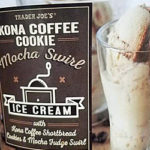 Trader Joe's Kona Coffee Cookie Mocha Swirl Ice Cream