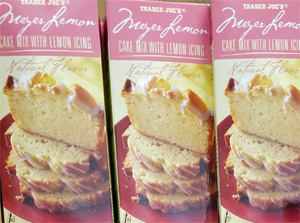 Trader Joe's Meyer Lemon Cake Mix with Lemon Icing