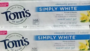 Tom's of Maine Simply White Toothpaste