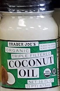 Trader Joe's Organic Triple Filter Coconut Oil