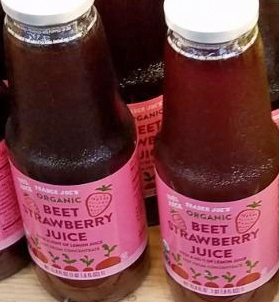 Trader Joe's Organic Beet Strawberry Juice
