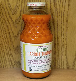 Trader Joe's Organic Carrot Turmeric Juice Blend