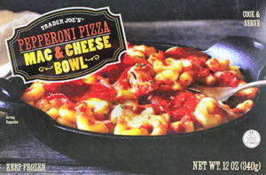 Trader Joe's Pepperoni Pizza Mac & Cheese Bowl