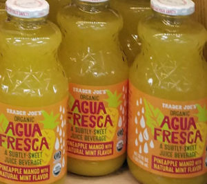 Trader Joe's Organic Pineapple Mango Mint Agua Fresca