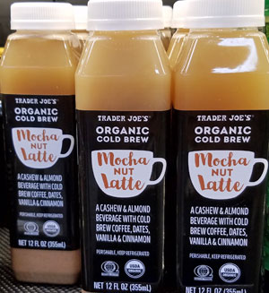 Trader Joe's Organic Cold Brew Mocha Nut Latte