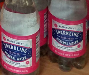 Trader Joe's Sparkling Grapefruit Mineral Water