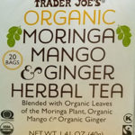 Trader Joe's Organic Moringa Mango & Ginger Herbal Tea