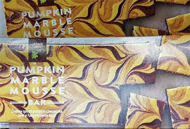 Trader Joe’s Pumpkin Marble Mousse Bar Reviews