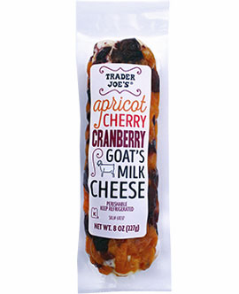 Trader Joe's Apricot Cherry Cranberry Goat’s Milk Cheese