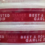 Trader Joe's Beet & Roasted Garlic Dip