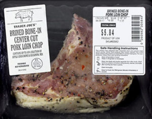 Trader Joe's Brined Bone-In Center Cut Pork Loin Chop