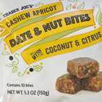 Trader Joe's Cashew Apricot Date & Nut Bites with Coconut & Citrus