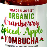 Trader Joe's Organic Cranberry Spiced Apple Kombucha