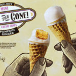 Trader Joe's Pumpkin Ginger Hold the Cone Mini Ice Cream Cones